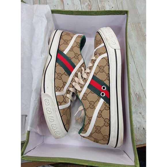 Gucci Tennis 1977 Monogram Sneakers - EU Size 40 / US 7 Authentic Rare main image 15